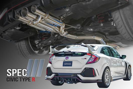 Remark Spec III Catback Exhaust System 2017+ Honda Civic Type R FK8R